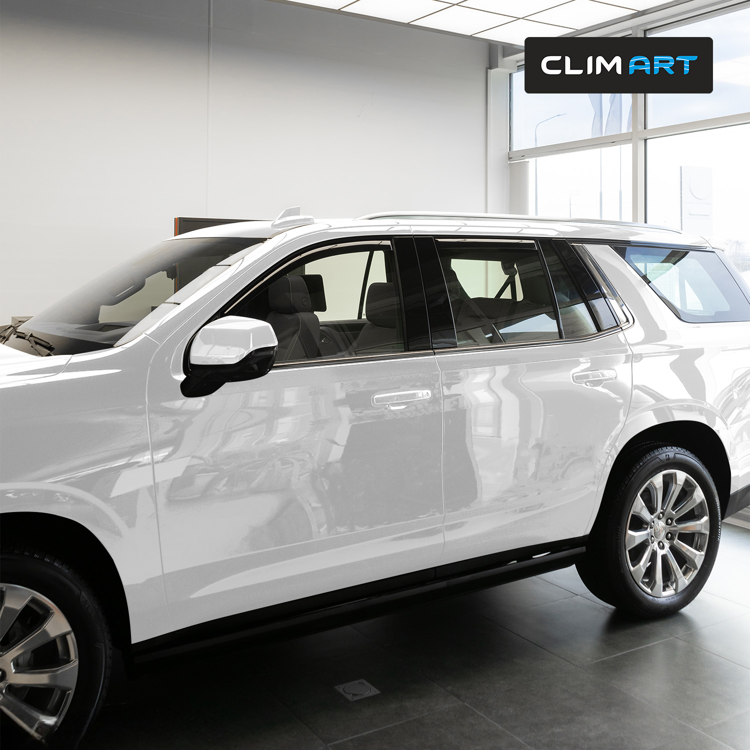 CLIM ART in-Channel Incredibly Durable Rain Guards for GMC Yukon 2021-2026, Original Window Deflectors, Vent Window Visors, Vent Deflector, 4 pcs. - 621188