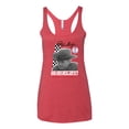 thumbnail image 2 of Wild Bobby Ford Shelby American Racing Legend Women Tri-Blend Racerback Tank Top, 2 of 6