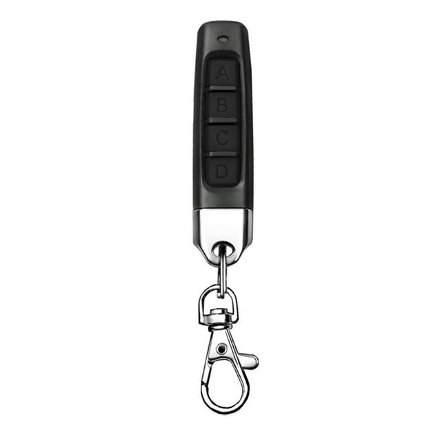 Télécommande de Porte de Garage 433MHz - 4 Canaux, Design Compact - pour Clonage de Clés de Voiture, Sécurité Domestique