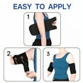 thumbnail image 2 of BESTSKY 2Pcs Elbow Brace Adjustable Tennis Elbow Strap,Comprehensive Tennis Elbow Relief for All Fitness Activities,Yellow, 2 of 3