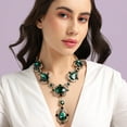 thumbnail image 2 of SOHI Women Party Stone Statement Necklace, 2 of 7