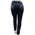 thumbnail image 4 of Jack David /Rock & Stone Women's Plus Size Stretch Premium Blue Black Denim Jeans Skinny Pants, 4 of 5