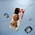 thumbnail image 5 of DistinctInk Tough Case for Apple iPhone 14 Pro MAX (6.7" Screen), Compatible with MagSafe Charging - Valentine's Day English Cocker Spaniel Puppy, 5 of 6