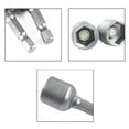 thumbnail image 4 of 2PCS 6-13mm Impact Socket Magnetic Nut Screwdriver 1/4in Hex Electric Drill Bit, 4 of 5
