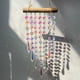 thumbnail image 5 of Campana de viento de cristal de ensueño para colgar en el salón, balcón, ventana o jardín Adorno de madera y cristal, 5 of 8