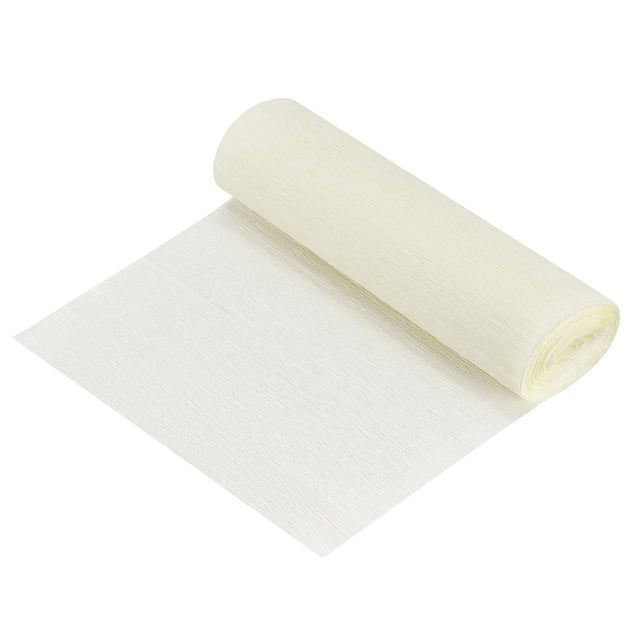 Uxcell Crepe Paper Roll Crepe Paper Decoration for Parties and Events Beige