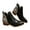 A-Black, variant on AnuYalue 2025 Ankle Boot for Womens Low Heels Dressy Boots Chunky V Cutout Pointed Toe Booties Classic Zipper Faux Leather Western Shoes