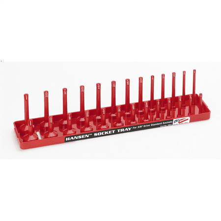 Hansen 3801 3/8" Drive SAE Fractional Socket Holder (Sockets Not Included)