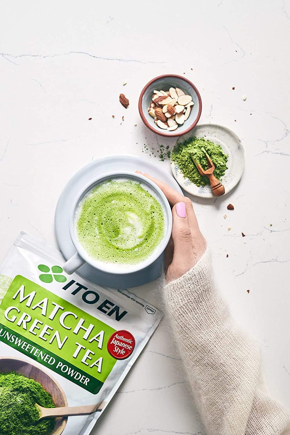 Ito En Matcha Green Tea Japanese Matcha Powder, Unsweetened, 2