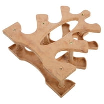 TABLZONE Khaki Dumbbell Rack Plastic Heavy Duty Weight Stand for Home Gym Storage and Workout Equipment Organizer