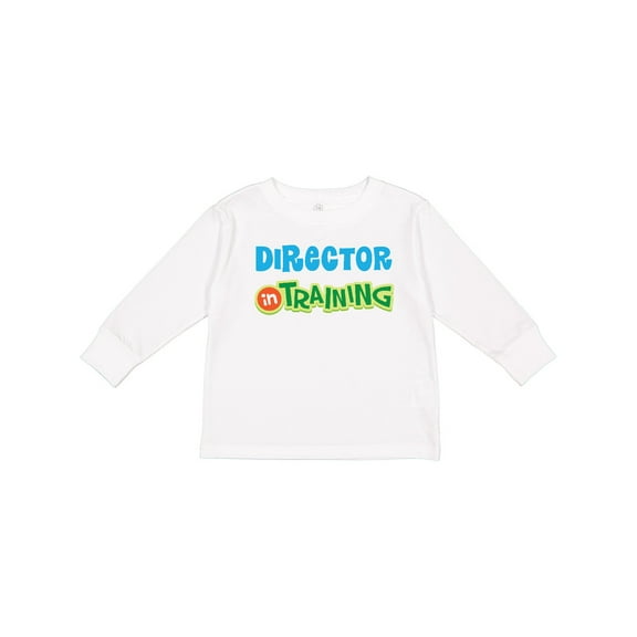 Inktastic Director in training Boys or Girls Long Sleeve Toddler T-Shirt