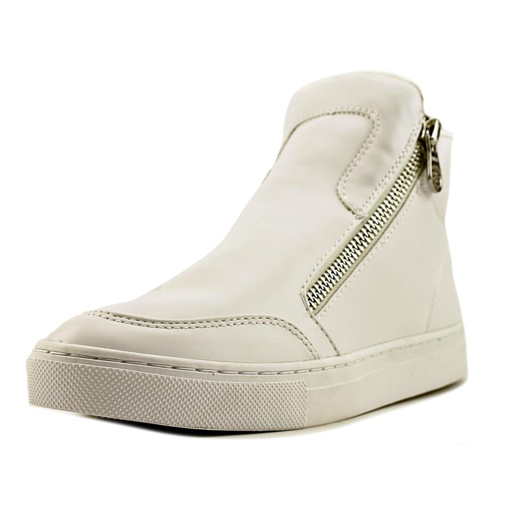 guess white leather shoes