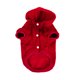 thumbnail image 1 of Suéter con Capucha de Poliéster para Perros Ropa de Invierno para Mascotas con Bolsillo Rojo L, 1 of 7