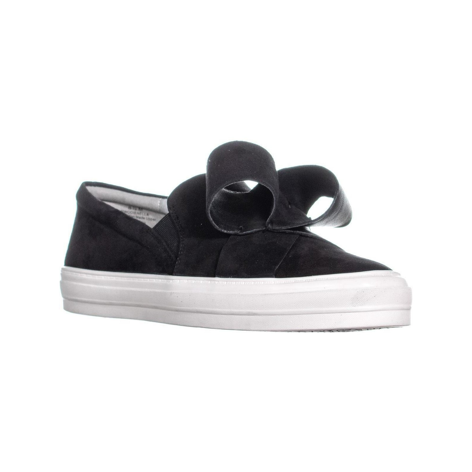 Nine West Odienella Bow Tie Slip On Sneakers Black Multi Walmart