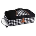 thumbnail image 1 of HotLogic 16801176-HND Food Warming Lunch Bag & Casserole Tote, Houndstooth, 1 of 6