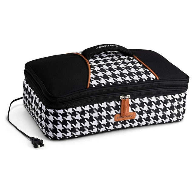 HotLogic 16801176-HND Food Warming Lunch Bag & Casserole Tote, Houndstooth
