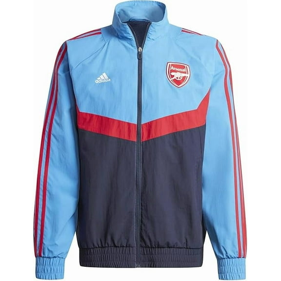 adidas Arsenal Woven Track Top Men's Jacket (US, Alpha, Medium, Regular, Regular, Ray Blue/Legend Ink)