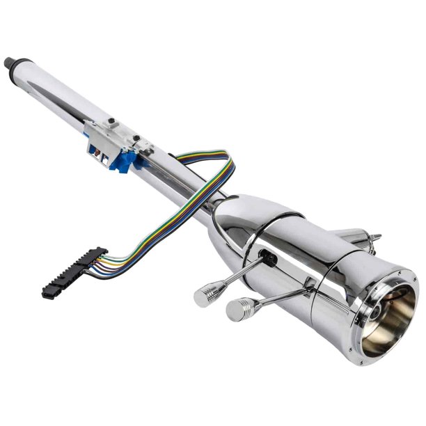 JEGS 70479 Floor Shift Keyed Steering Column 5Position Tilt 28 in. L 2