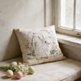 thumbnail image 6 of FeiFu Easter Bunny Embroidery Throw Pillow Cover Decorative Cushion Case for Living Room Bedroom Sofa Bed Couch Home Festival Decor, 6 of 6