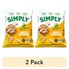 (2 pack) Simply Smartfood White Cheddar Flavor Popcorn Snack Chips, 1.725oz Bag