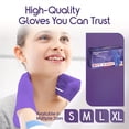 thumbnail image 3 of 400/1200pcs Purple Nitrile Gloves, 4.5mil, Disposable Nitrile Gloves, Household Cleaning Nitrile Gloves, Tools for Tattoo, Manicure, Hair Dressing And Household Cleaning, 3 of 15