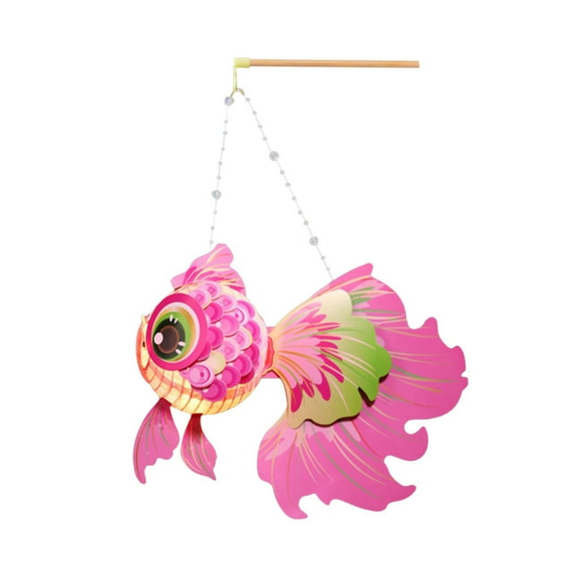 Paquete de material de decoración hecho a mano con linterna de dorado para fiestas en el hogar Rosa y verde