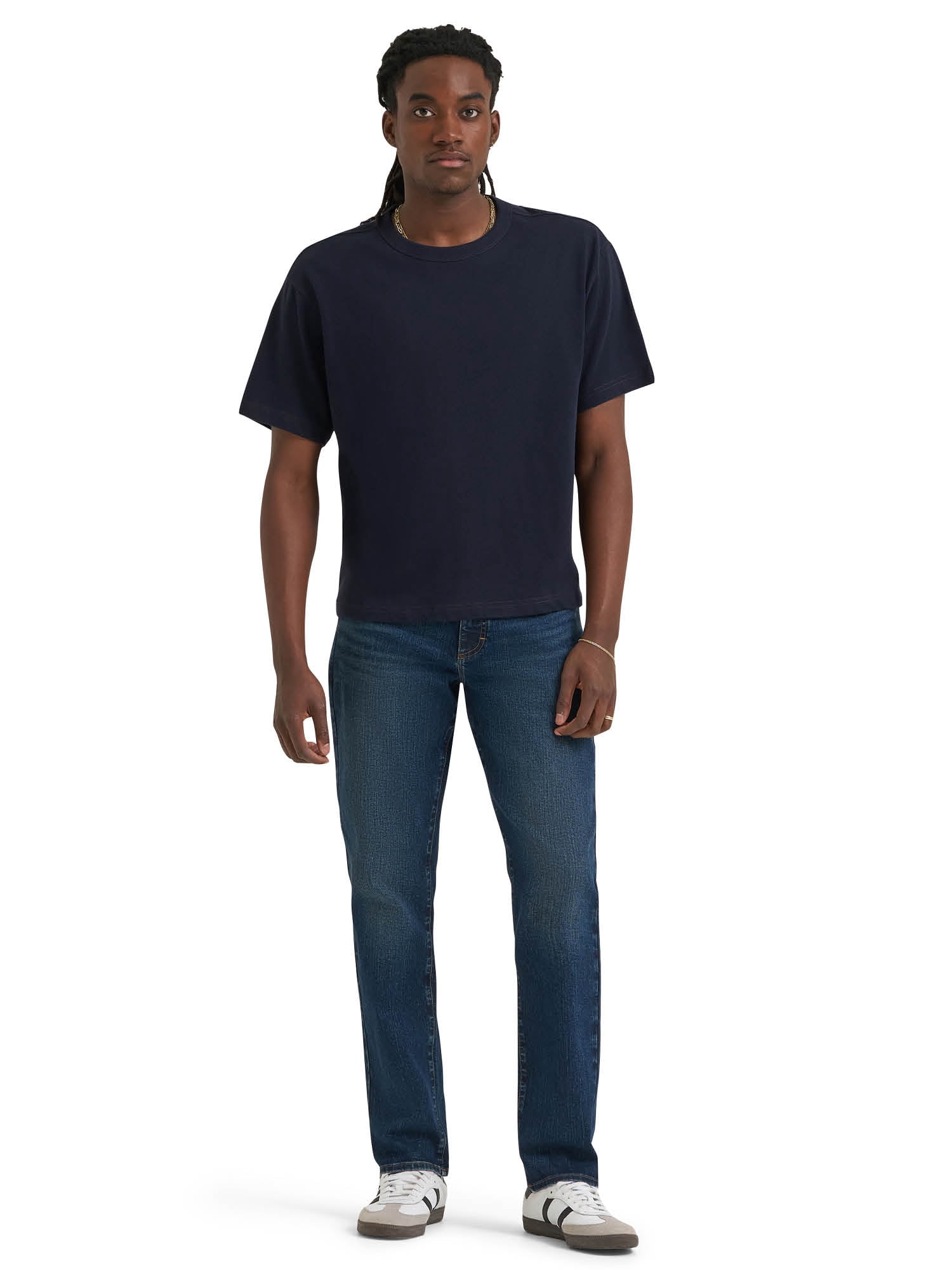 Lee® Men's Five Pocket Relaxed Taper Denim Jeans
