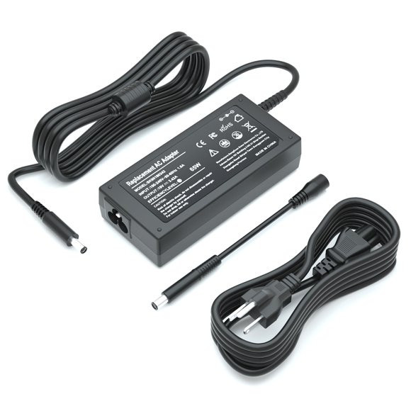 Cargador de portátil KAQIAR de 65 W, 19,5 V, 3,34 A, compatible con Dell Latitude