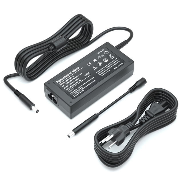 Cargador de portátil KAQIAR de 65 W, 19,5 V, 3,34 A, compatible con Dell Latitude