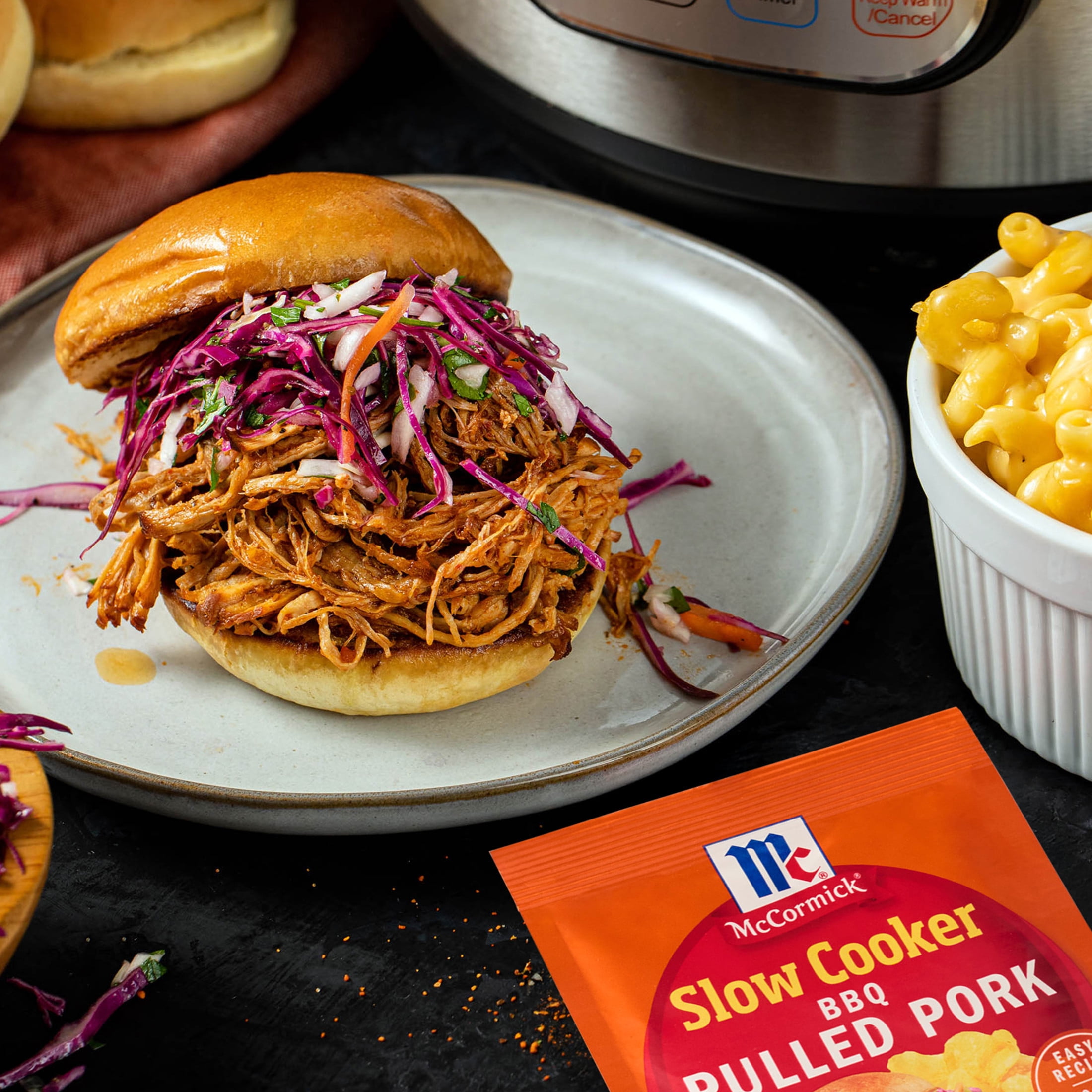 McCormick Slow Cooker Barbecue Pulled Pork Seasoning Mix, 1.6 oz Packet