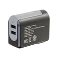 thumbnail image 5 of C2G 2-Port USB Wall Charger - AC Power Adapter - Power adapter - 4.8 A - 2 output connectors (USB) - black, 5 of 5