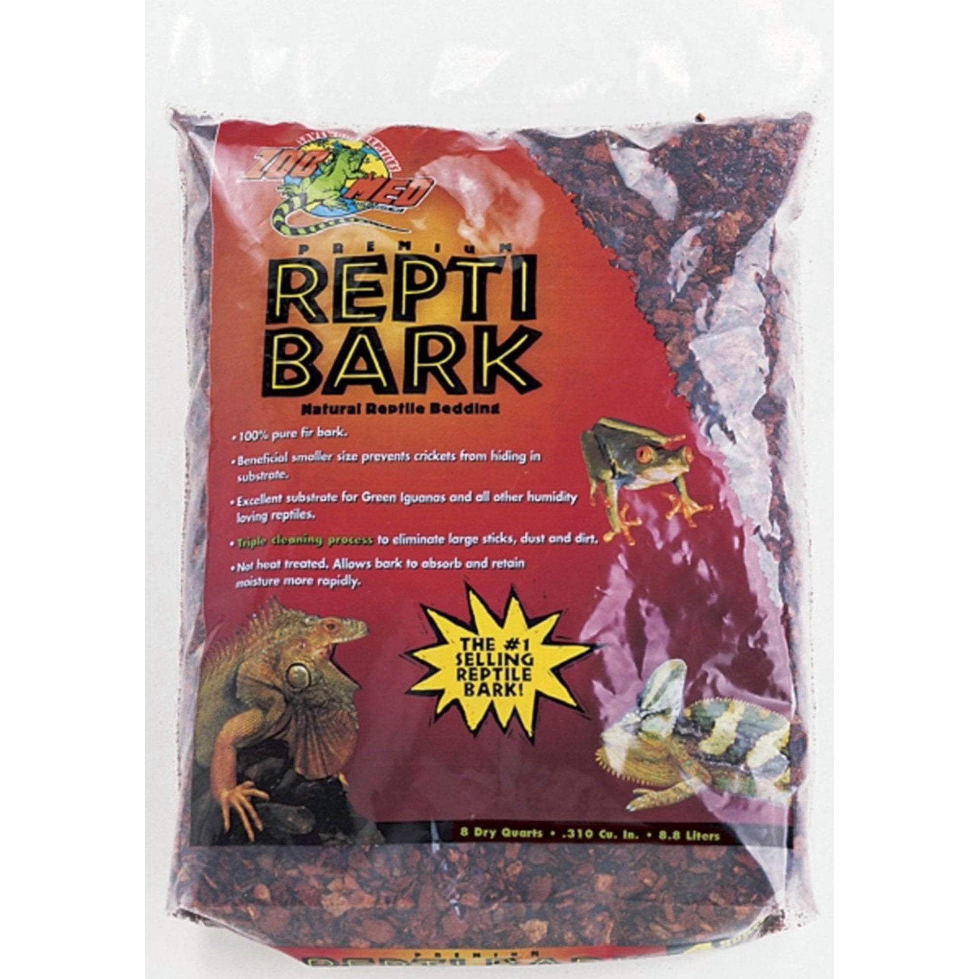 ＺＯＯＭＥＤ　ＲＥＰＴＩ　ＢＡＲＫ　レプティバーク　８．８Ｌ　爬虫類　底床　敷砂（陸棲用）