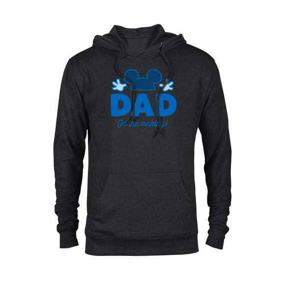Disney Mickey Mouse Dad in The Making - Pullover Hoodie for Adults - Customized-Black