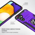 thumbnail image 4 of Samsung Galaxy A13 5G Case, Circlemalls Ring Stand Shockproof Cover+Screen Protector-Purple, 4 of 8