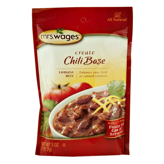 Mrs. Wages Create Your Own Chili Base Mix in 5 oz. Packets (2 Packets)