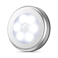 thumbnail image 1 of Luces LED para armario con sensor de movimiento, luces con control, regulables, iluminación para debajo del gabinete, imán adhesivo para dormitorio, cocina (paquete de 3), 1 of 5