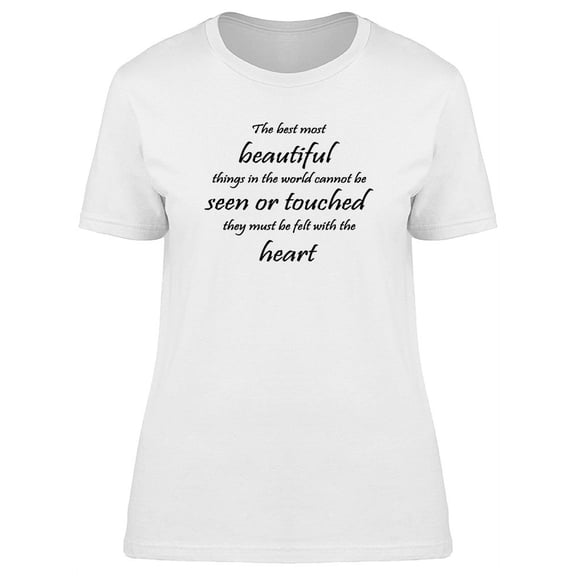 The Best Most Beautiful Things T-Shirt Women -Image by Shutterstock, Female 3X-Large