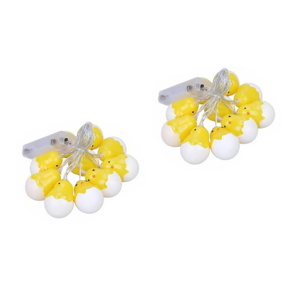 2 Pieces Fairy Color Lights Bulb Little Yellow Chicken LED