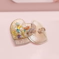thumbnail image 4 of CIMAXIC Party Heart Shape Storage Jar Decorative Glass Jewelry Jar Party Candy Box Cookie Storage Jar,3.74"X3.62"X3.23", 4 of 4