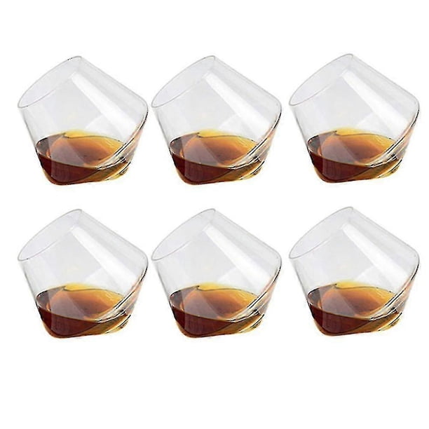 Pack Of 6 400ml Wine Glass Whiskey Glasses Drinking Tumbler Rum Wine Cup Glass