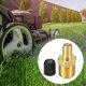 thumbnail image 2 of 1/4-inch Npt Nickel Plated Brass Air Compressor Tank Fill Valves Schrader, 2 of 5
