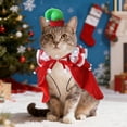 thumbnail image 4 of Festive Christmas Pet Cape Decoration For Holiday Style Celebration With Your Adorable Dog And Cat, 4 of 5