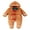 Maroon, variant on ZINTAOZT Newborn Baby Gingerbread Costume Christmas One Piece Footies Romper Long Sleeve Zip-up Jumpsuit Winter Clothes
