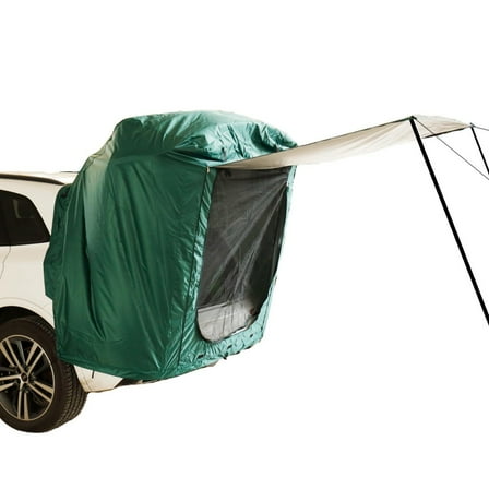 SUV Tents for Camping, 420D Heavy Duty Waterproof Tailgate Tent with Shade SUV Awning & Screen Net