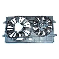 Radiator Fan Assembly - Compatible with 2004 - 2012 Chevy Malibu 2005 2006 2007 2008 2009 2010 2011