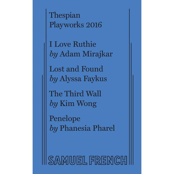 Thespian Playworks 2016, (Paperback)