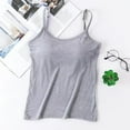 thumbnail image 2 of Basic solid color sweatshirt, adjustable tank top, padded bra top, 2 of 5