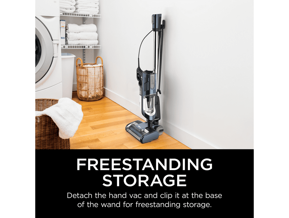 Shark UltraLight Pet Pro Corded Stick Vacuum, Carpet and Hardfloors, Pet Friendly, PowerFins, Removable Handheld, HZ600 Blue