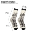 thumbnail image 2 of Fuzoiu retro tractor Print Kids Socks For Boys Girls,Grip Crew Socks with Non Slip,Lightweight Stretch Crew Socks,Toddlers Crew Boot Socks, 2 of 5