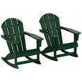 thumbnail image 3 of Polytrends  Laguna Hdpe All Weather Outdoor Patio Rocking Chair (Set of 2) Dark Green, 3 of 5